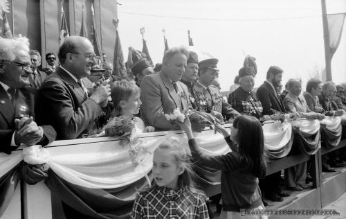 Pochód 1-MAJ 1988 - TYCHY [PRL]