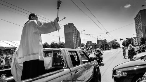 Święcenie pojazdów w parafii św. Krzysztofa 