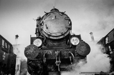 Zaklady Naprawcze Taboru Kolejowego w Olesnicy. Luty 1980r. Foto Ireneusz Kazmierczak.