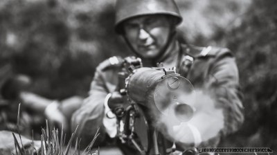 "Bitwa Wyrska  Boj o Gostyn" jest upamietnieniem zapomnianych przez historie, a wygranych przez Polakow walk z najezdzca hitlerowskim toczacych sie w dniach 1-3 wrzesnia 1939 r. w obrebie miejscowosci Wyry i Gostyn na Slasku_21-05-2016_FOT_IRENEUSZ KAZMIERCZAK.