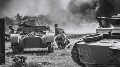 "Bitwa Wyrska  Boj o Gostyn" jest upamietnieniem zapomnianych przez historie, a wygranych przez Polakow walk z najezdzca hitlerowskim toczacych sie w dniach 1-3 wrzesnia 1939 r. w obrebie miejscowosci Wyry i Gostyn na Slasku_21-05-2016_FOT_IRENEUSZ KAZMIERCZAK.