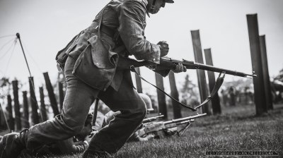 "Bitwa Wyrska  Boj o Gostyn" jest upamietnieniem zapomnianych przez historie, a wygranych przez Polakow walk z najezdzca hitlerowskim toczacych sie w dniach 1-3 wrzesnia 1939 r. w obrebie miejscowosci Wyry i Gostyn na Slasku_21-05-2016_FOT_IRENEUSZ KAZMIERCZAK.