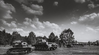 "Bitwa Wyrska  Boj o Gostyn" jest upamietnieniem zapomnianych przez historie, a wygranych przez Polakow walk z najezdzca hitlerowskim toczacych sie w dniach 1-3 wrzesnia 1939 r. w obrebie miejscowosci Wyry i Gostyn na Slasku_21-05-2016_FOT_IRENEUSZ KAZMIERCZAK.