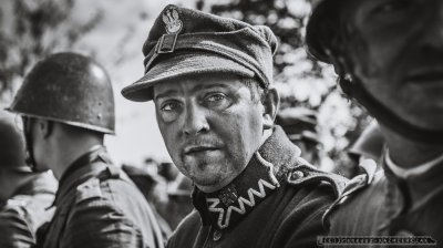 "Bitwa Wyrska  Boj o Gostyn" jest upamietnieniem zapomnianych przez historie, a wygranych przez Polakow walk z najezdzca hitlerowskim toczacych sie w dniach 1-3 wrzesnia 1939 r. w obrebie miejscowosci Wyry i Gostyn na Slasku_21-05-2016_FOT_IRENEUSZ KAZMIERCZAK.