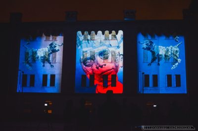 Mapping_Browar Obywatelski I edycja Tychy Light & Sound Festival_17-09-2016_FOT_IRENEUSZ KAMIERCZAK