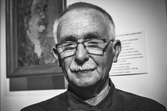 Wernisaz_Lech Kowalczyk  rysunek, grafika, malarstwo w Miejskiej Galerii Sztuki Obok w Tychach. Wystawa pt. Przestrzeñ otwarta, przestrzeñ zamkniêta_08.09.2016 _FOT_IRENEUSZ KAZMIERCZAK.